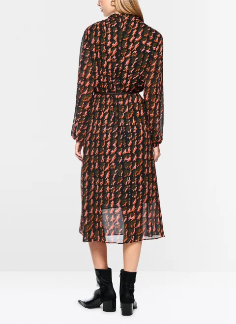 Миди рокля с принт Marc Cain Collections — снимка 3
