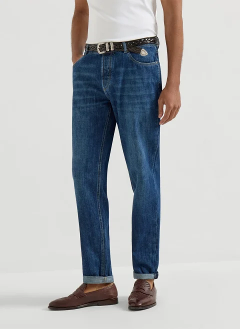 Деним 'Traditional fit' Brunello Cucinelli — снимка 8