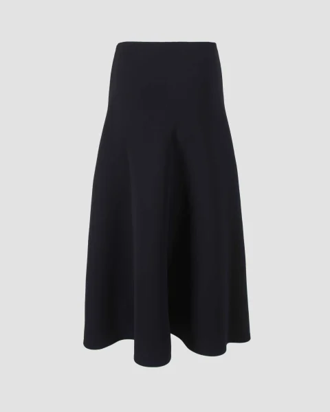 The Triangle Maxi Skirt in Black — снимка 2