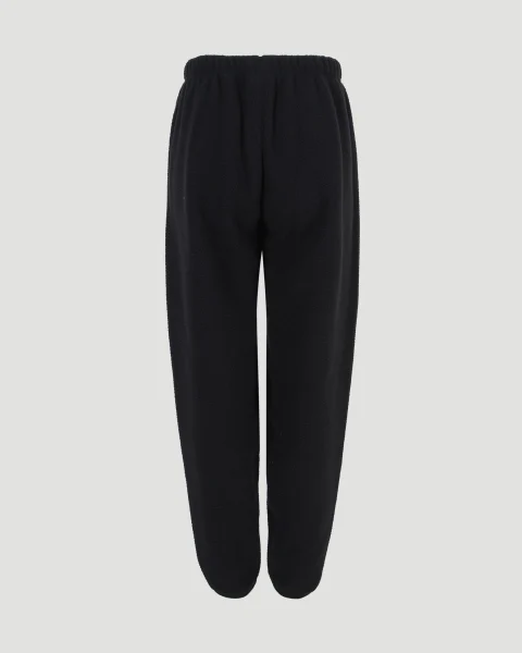 Sweatpant in Teddy Fleece with Red Apple Logo — снимка 3