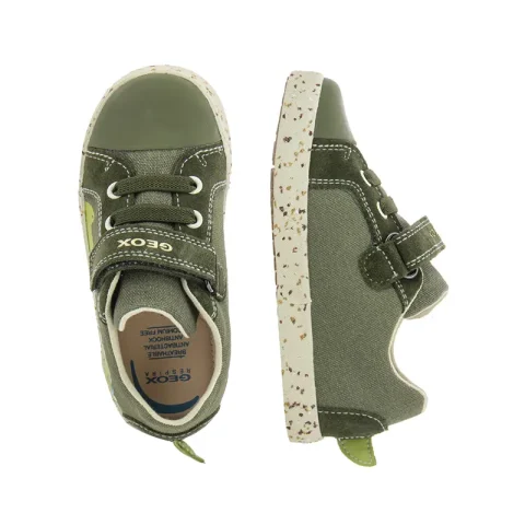 Сникърс Момчета GEOX – B25A7C 01022 B KILWI BOY DK GREEN — снимка 5