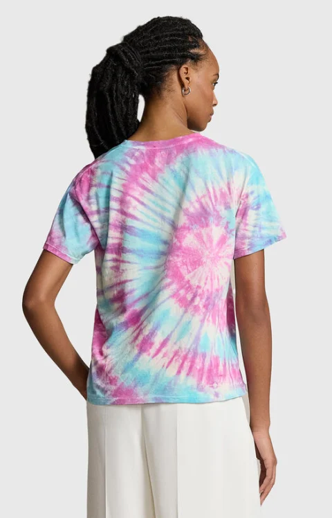 Тениска с tie-dye ефект — снимка 3