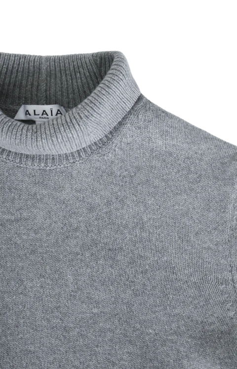 Alaïa Highneck Cashmere Jumper — снимка 2