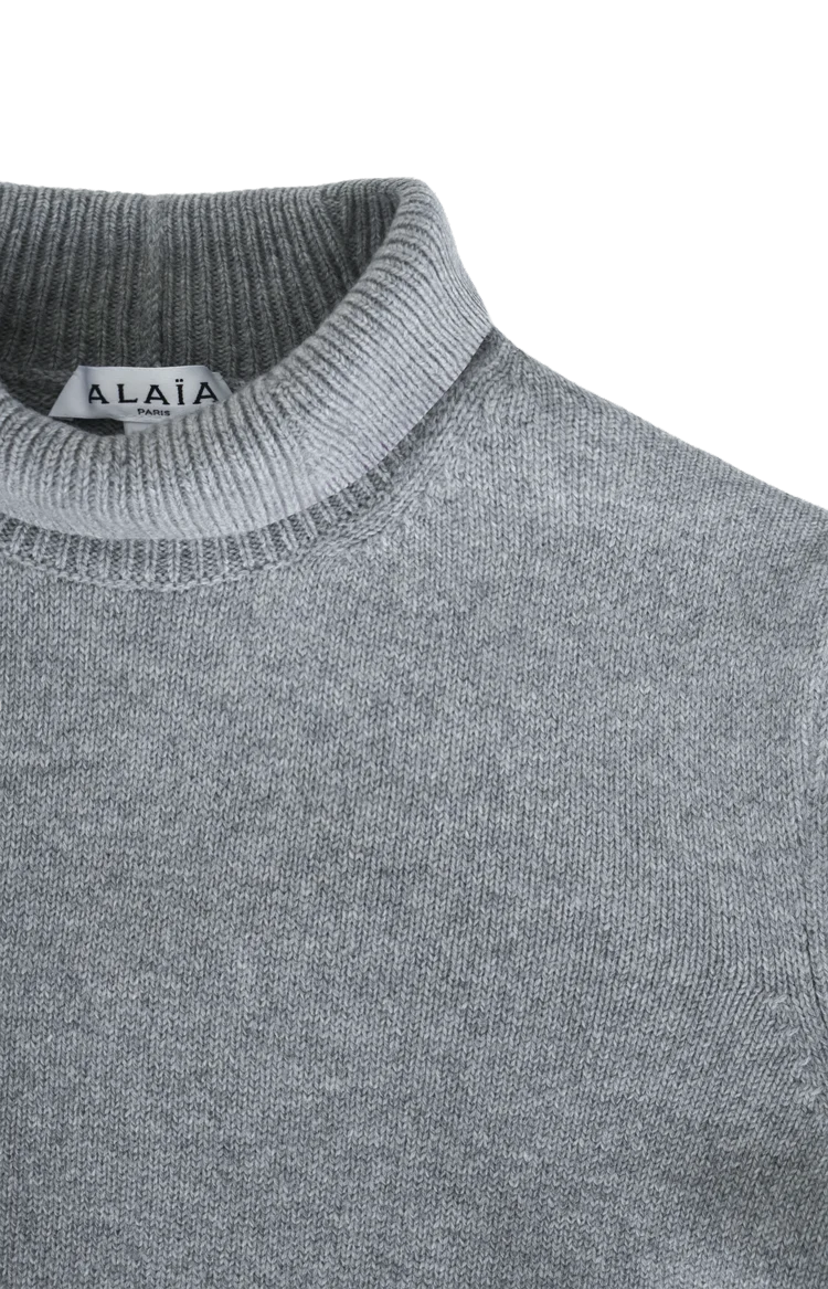 Alaïa Highneck Cashmere Jumper — снимка 2