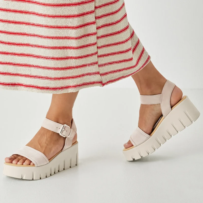 Дамски Сандали На Платформа TAMARIS – 1-28712-42-378 TAUPE SUEDE_1 — снимка 7