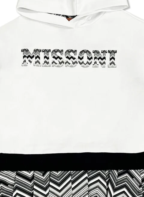 Рокля с качулка Missoni Kids — снимка 3