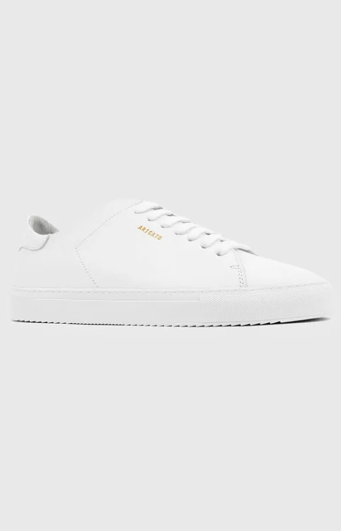 Бели кожени спортни обувки CLEAN 90 — снимка 3
