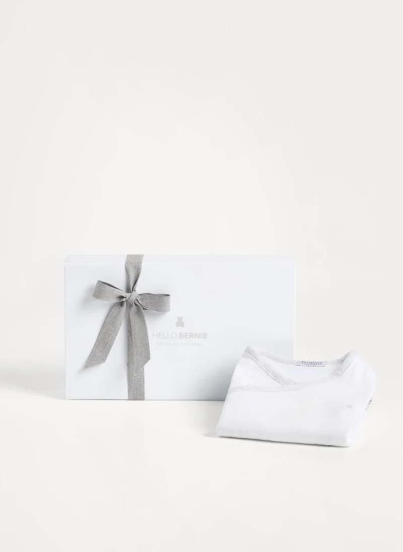 Бодита с контрастни кантове 'Bernie' Brunello Cucinelli Kids — снимка 4