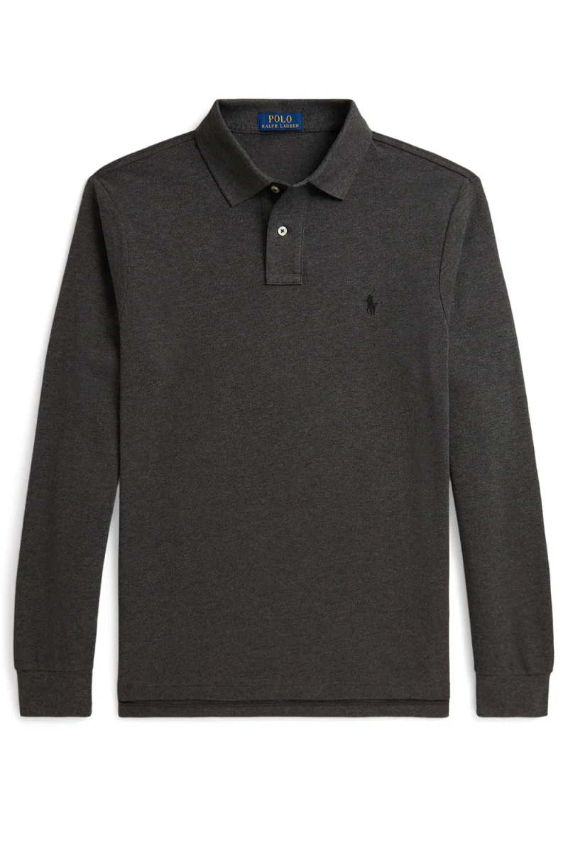 Polo Basic Mesh-Lsl-Knt 710680790501 020 grey