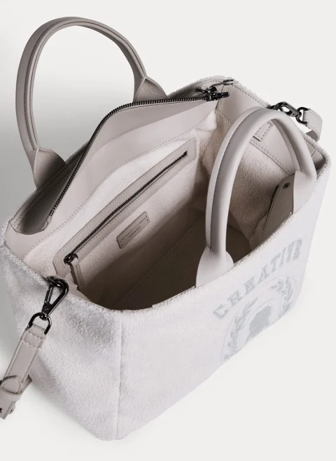 Чанта с бродерия Brunello Cucinelli Kids — снимка 4