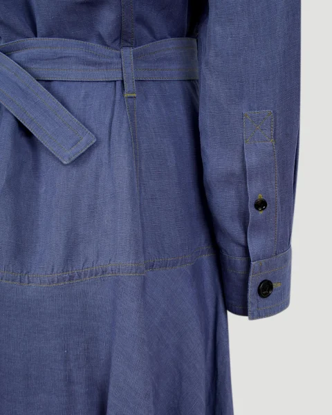 Belted Shirt Dress — снимка 4