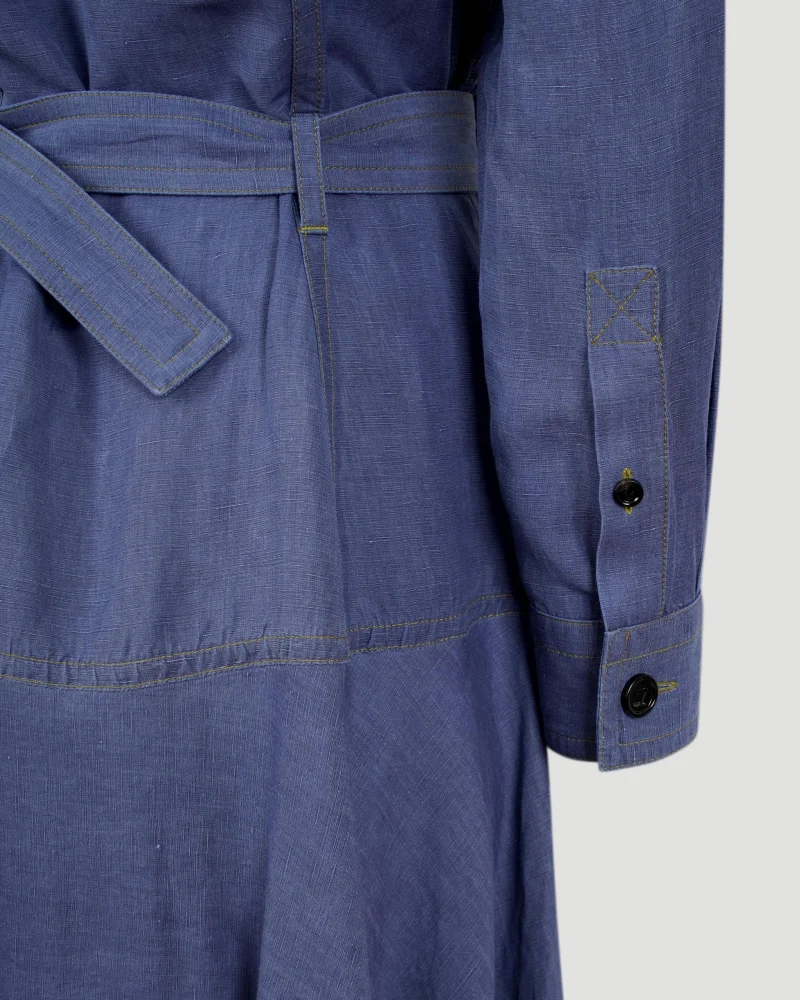 Belted Shirt Dress — снимка 4