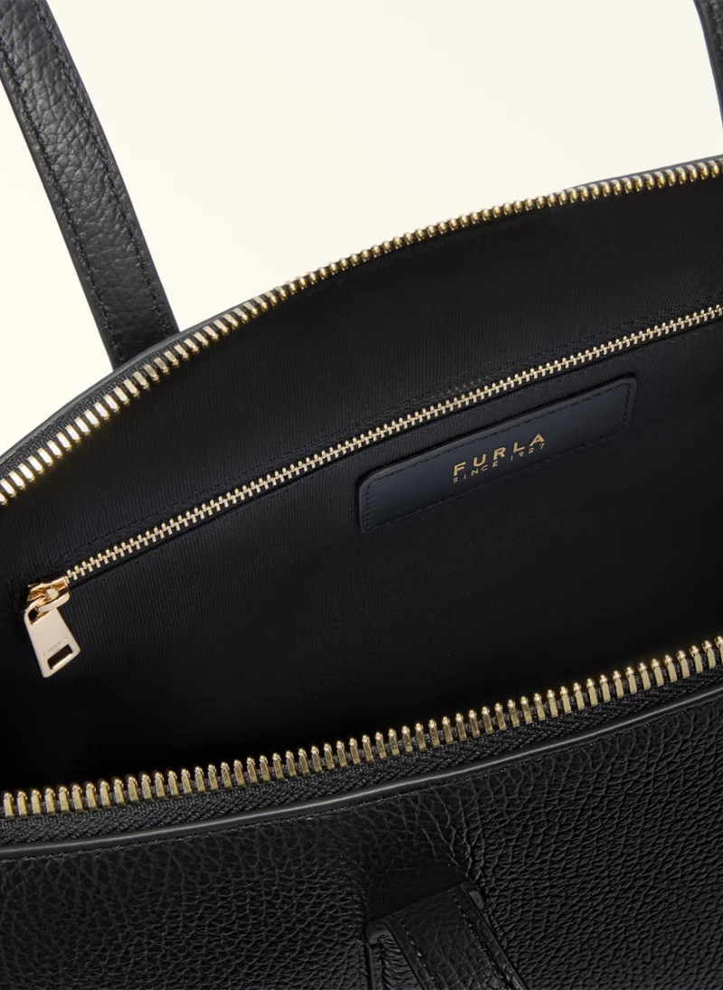 Кожена 'Tote' чанта Furla Olivia Nero L — снимка 2