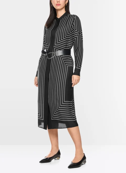 Миди рокля с коприна Marc Cain Collections