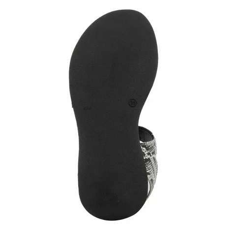 Дамски Сандали На Платформа CARLO FABIANI – 252-35200 BLACK/WHITE — снимка 4