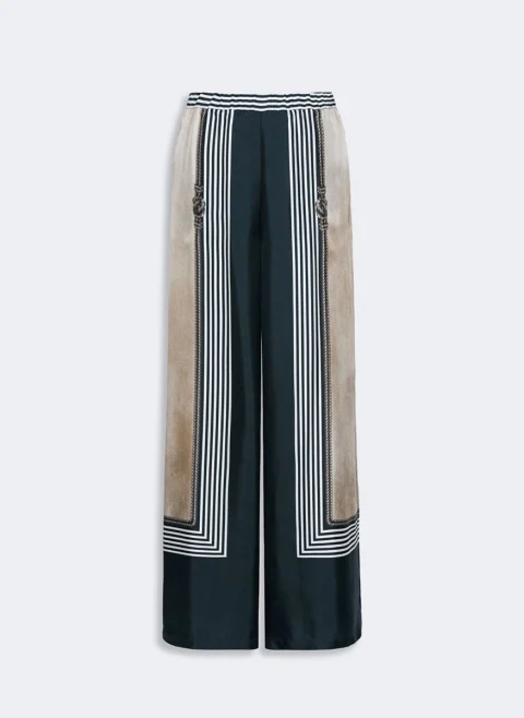 Панталон с принт Max Mara Mxmcarabo — снимка 2