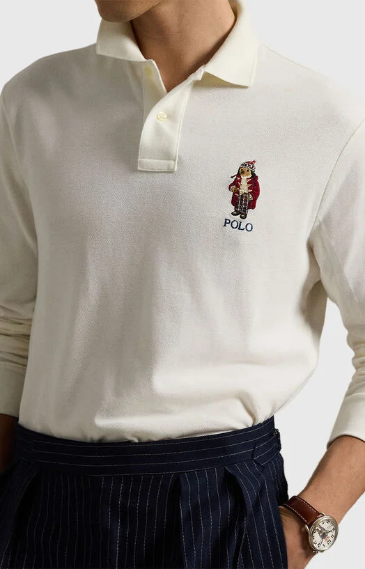 Поло шърт с лого бродерия Polo Bear — снимка 4