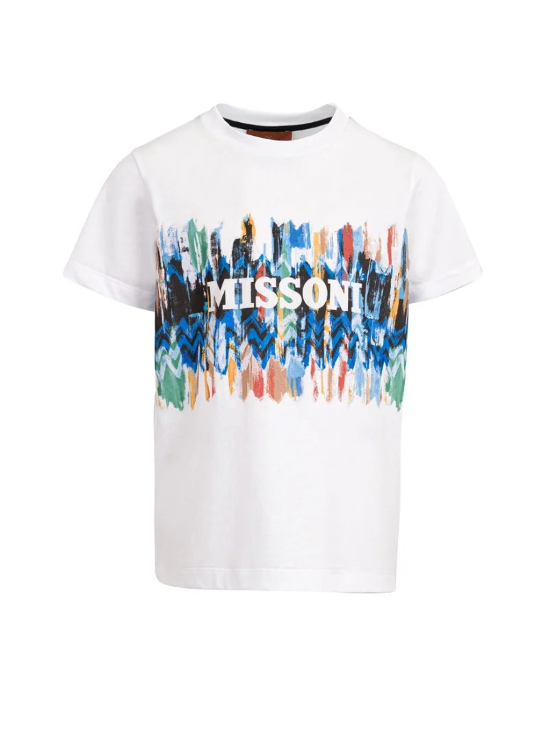 Тишърт с лого Missoni Kids