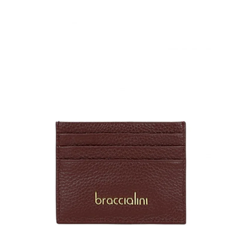Дамски картхолдър бордо Braccialini