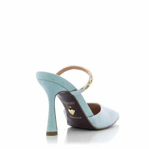 Чехли на ток TAMARIS – 1-1-27370-20 880 LIGHT BLUE — снимка 2