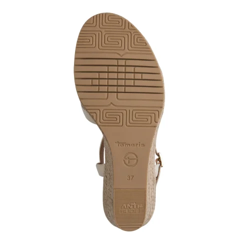 Дамски Сандали На Платформа TAMARIS – 1-28312-46-109 OFFWHITE — снимка 6