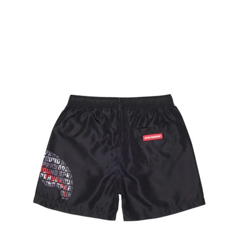 Детски черни бански - шорти SPRAYGROUND — снимка 4