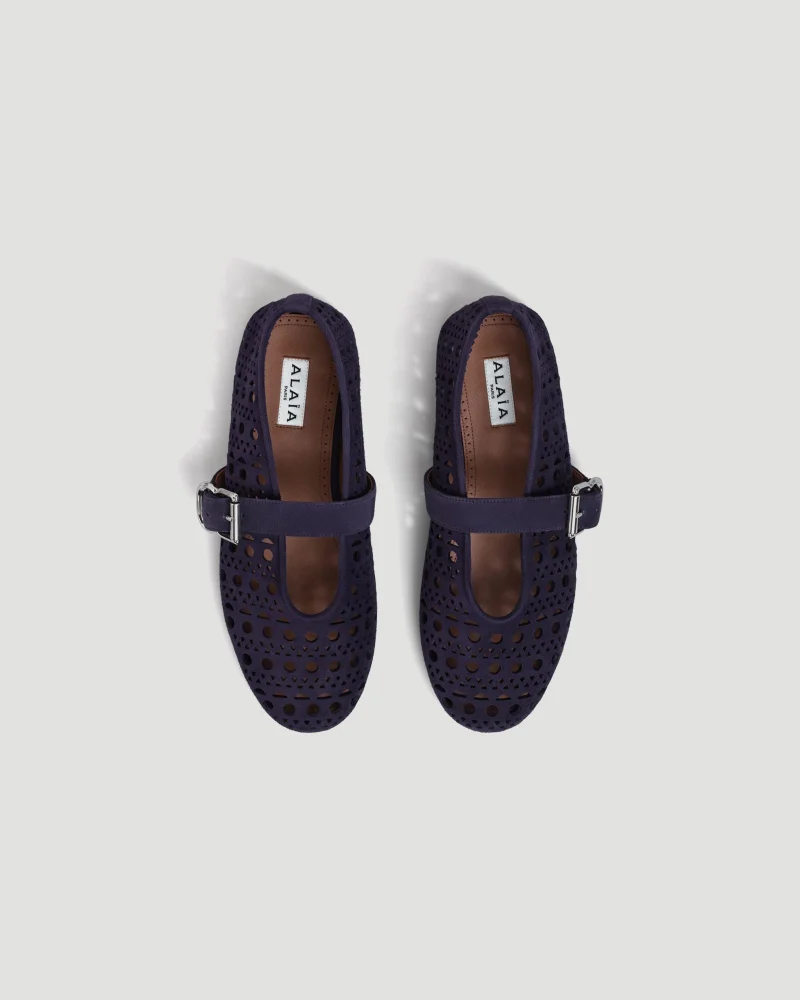 Ballet Flats Vienne in Suede — снимка 3