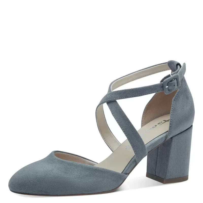 Токчета TAMARIS – 1-24414-41-880 LIGHT BLUE_45 — снимка 3