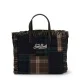 Дамска чанта с каре деним Colette Wool SAINT BARTH — снимка 4