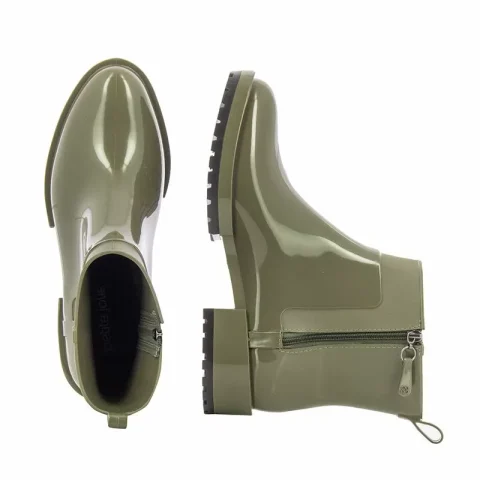 Дамски Гумени Боти PETITE JOLIE – PJ6649 J-LASTIC OLIVE/BLACK — снимка 5