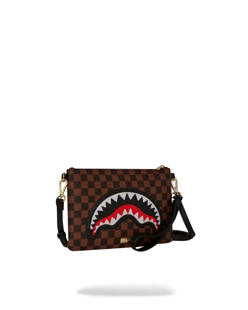 SAWTOOTH SHARKS IN PARIS CROSSOVER CLUTCH — снимка 2