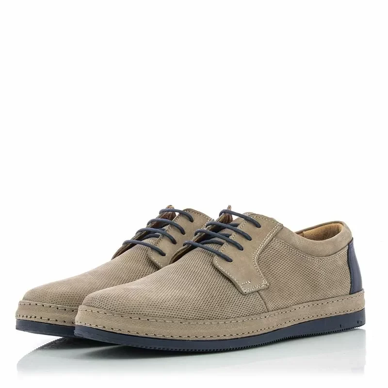 Мъжки Ежедневни SENATOR – M-5007 SAND/NAVY — снимка 3