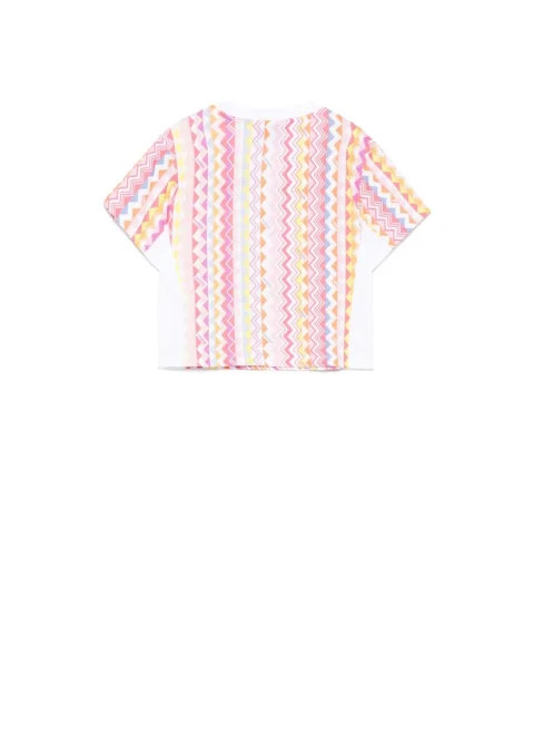 Тишърт с лого Missoni Kids — снимка 2