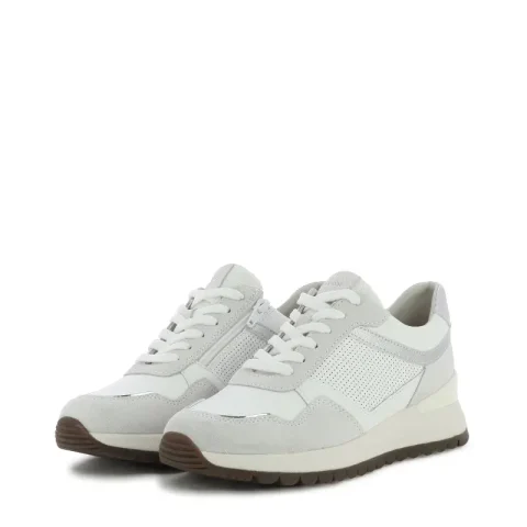 Дамски Сникърс GEOX – D6500A D DESYA WHITE/OFF WHITE — снимка 3