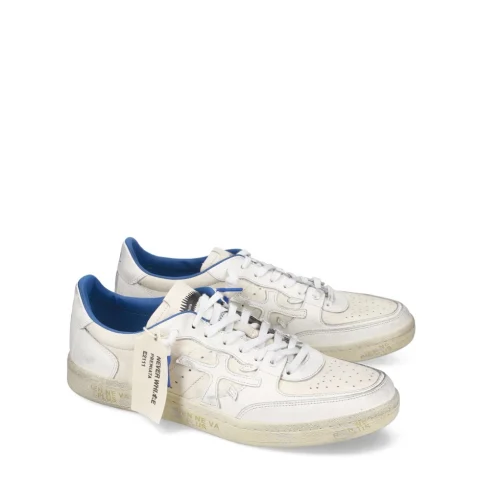 Мъжки бели спортни обувки Bskt Clay Premiata — снимка 7