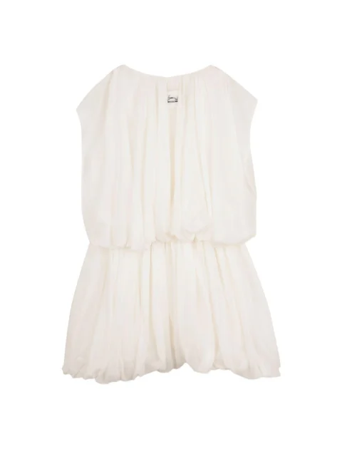 Копринена рокля Lanvin Kids — снимка 2