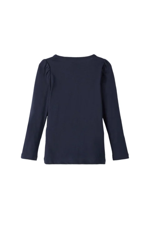 Детски Блузи Nmfluiava Ls Top Camp 13205884 19-4020 TCX Dark Sapphire — снимка 2