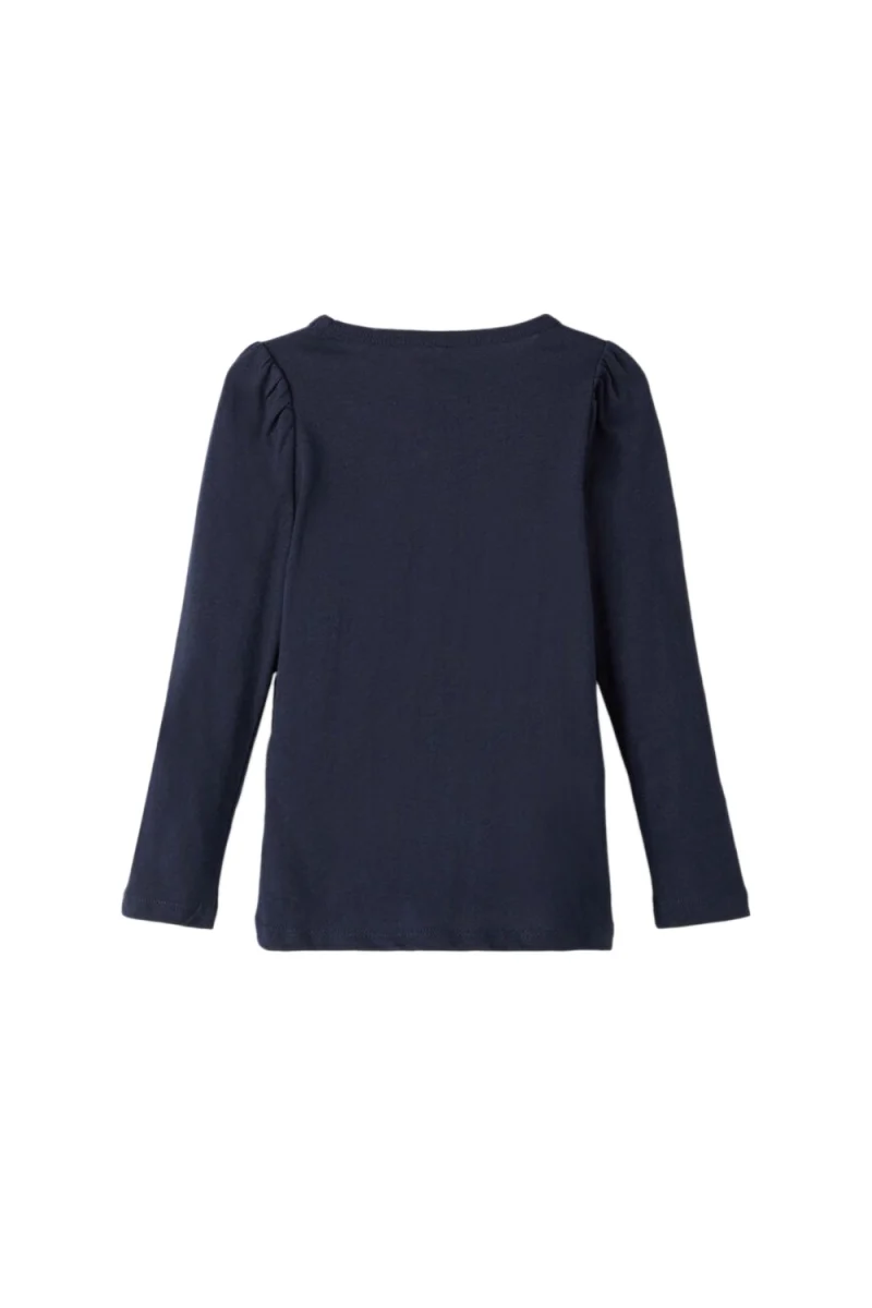 Детски Блузи Nmfluiava Ls Top Camp 13205884 19-4020 TCX Dark Sapphire — снимка 2