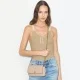 Дамска бежова чанта Charlie TORY BURCH — снимка 5