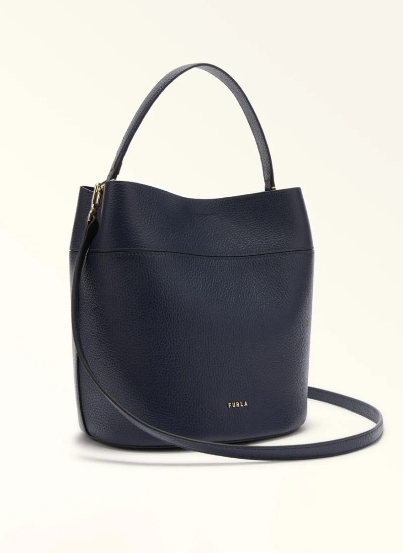 Чанта 'Bucket' Furla Amelia Ink Blue — снимка 3