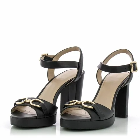 Дамски Сандали На Ток GEOX – D55B6A D WALK PLEASURE 85S BLACK — снимка 2