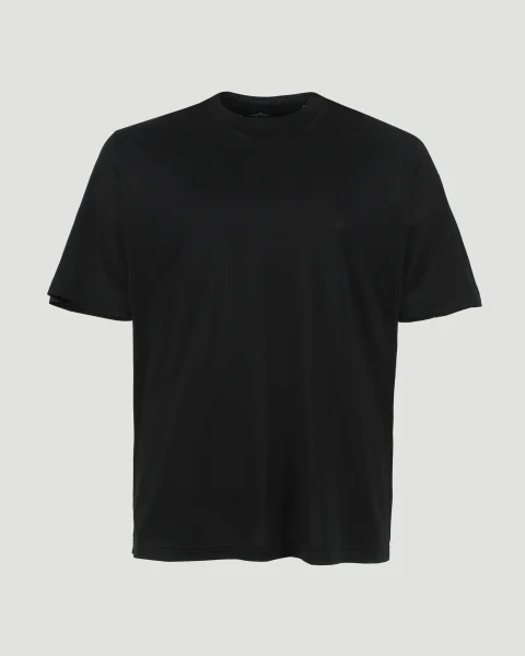 Cotton T-Shirt in Black