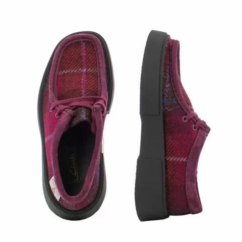 Дамски Ежедневни CLARKS – 26184947 TORVIEW W PLUM INTEREST — снимка 4