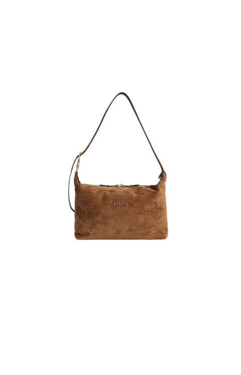 Spirit Suede Bag in Cocoa