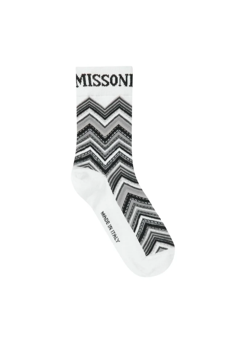 Чорапи със 'Zig-zag' принт Missoni Kids