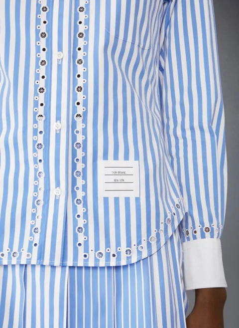 Раирана риза 'Awning' Thom Browne — снимка 5