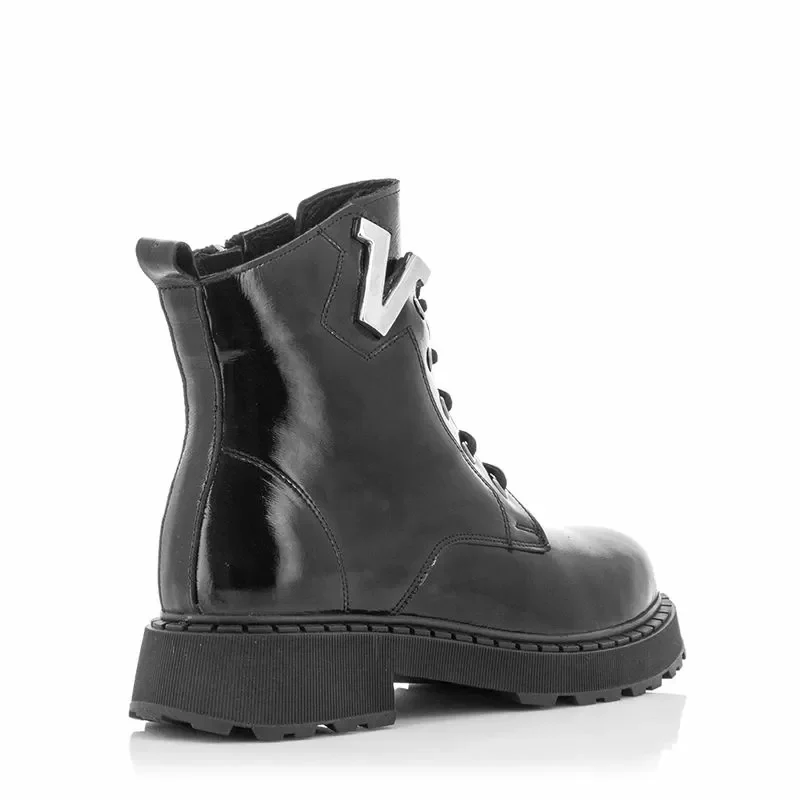 Дамски Кубинки CARLO FABIANI – 452-1710 BLACK — снимка 2