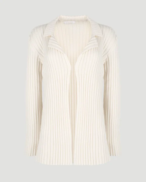 Knitted Cardigan in Cream