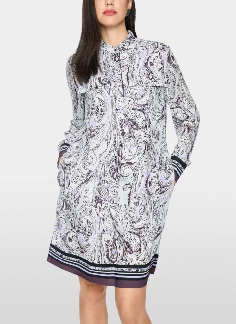 Рокля с цялостен принт Marc Cain Collections — снимка 2