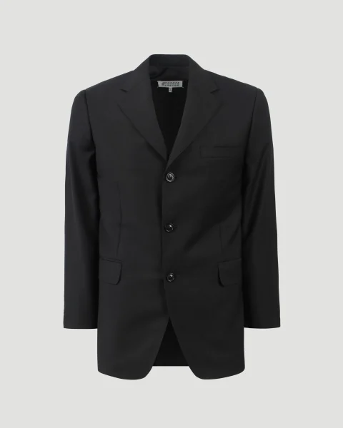 Mohair Blazer in Black